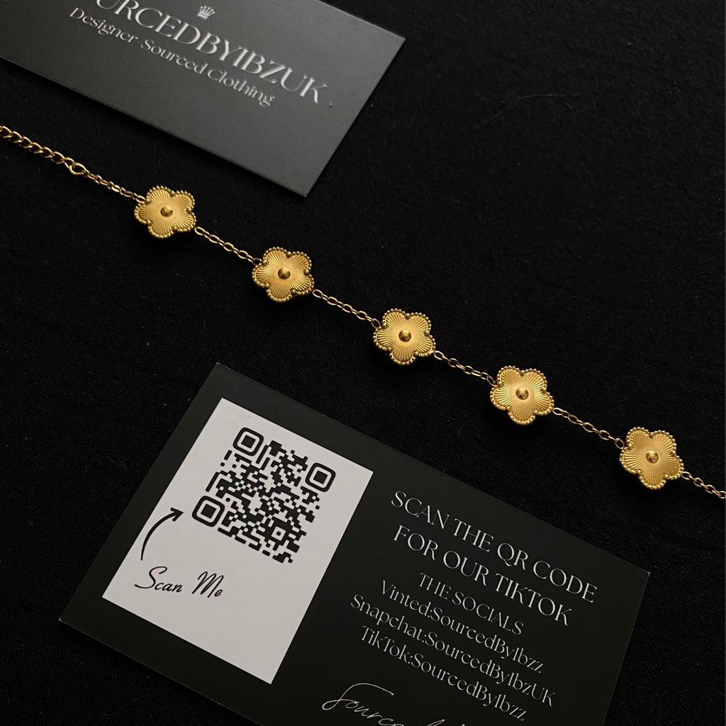 9KT Gold Plated Van-Cleef "Inspired" Bracelet