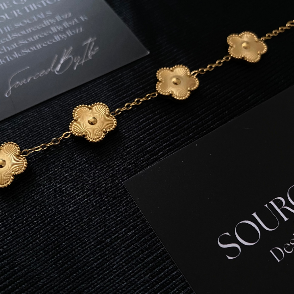 9KT Gold Plated Van-Cleef "Inspired" Bracelet