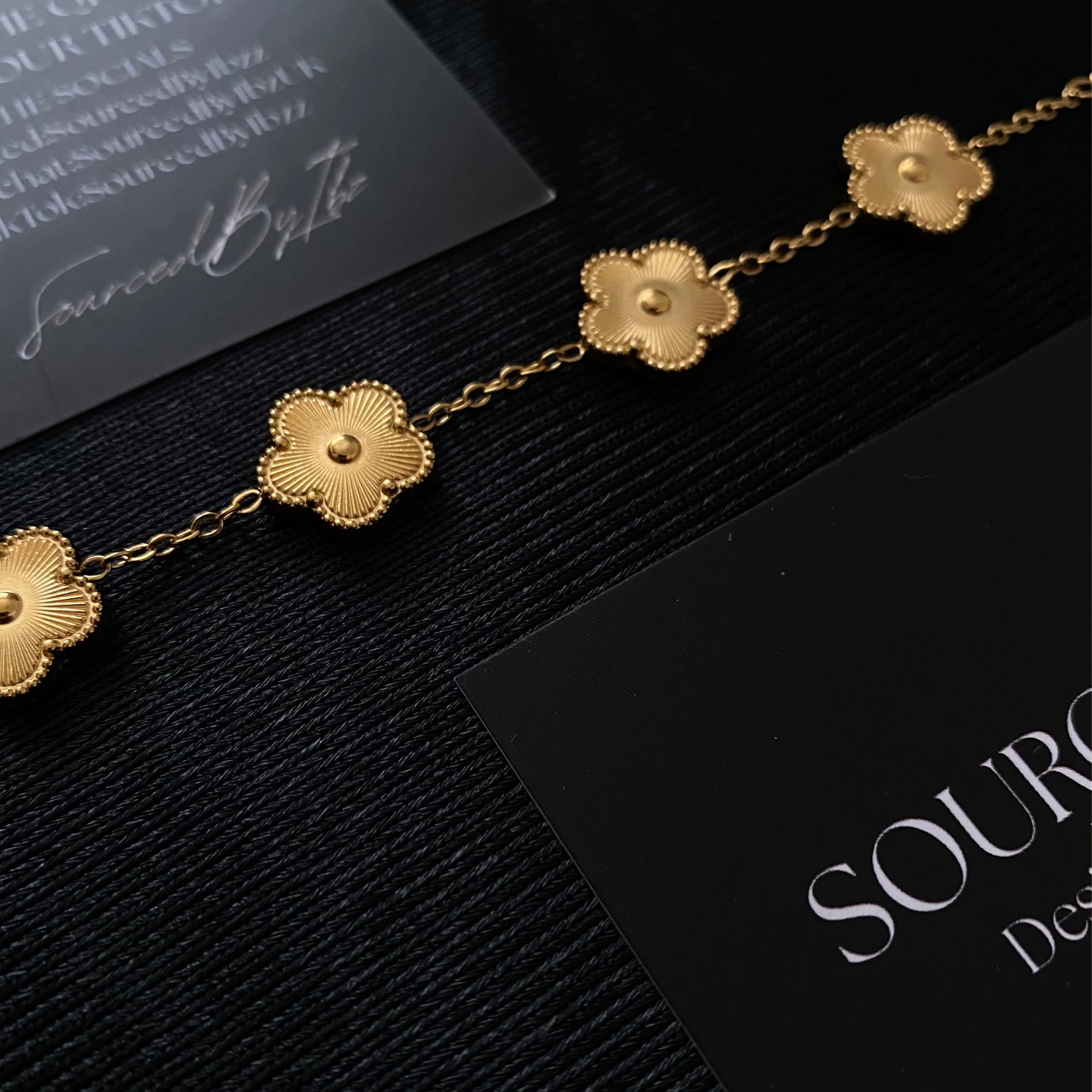 9KT Gold Plated Van-Cleef "Inspired" Bracelet