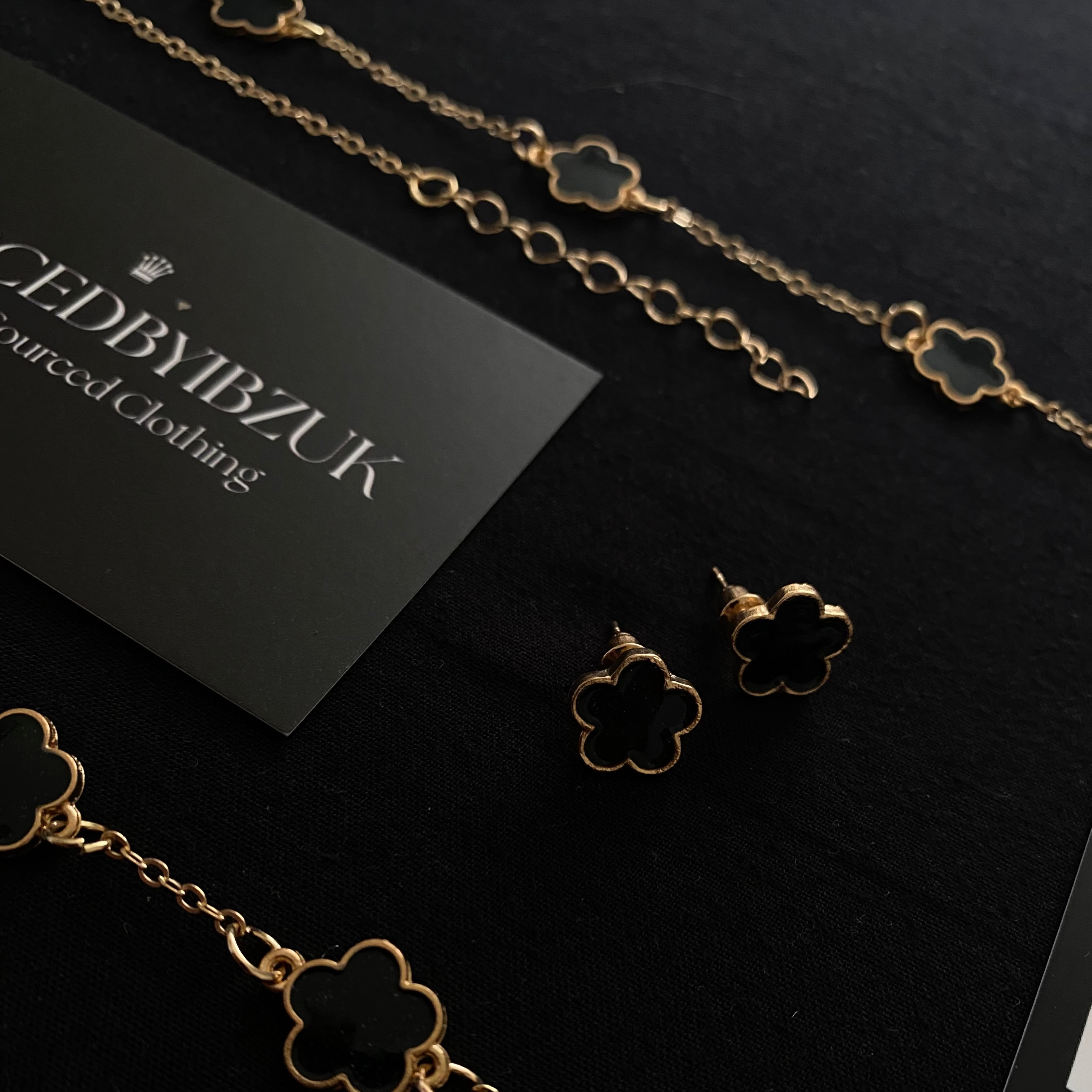 9KT Gold Plated Van-Cleef "Inspired" Set